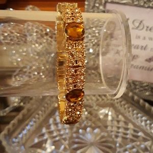 Bracelet Rhinestones and Topaz 106